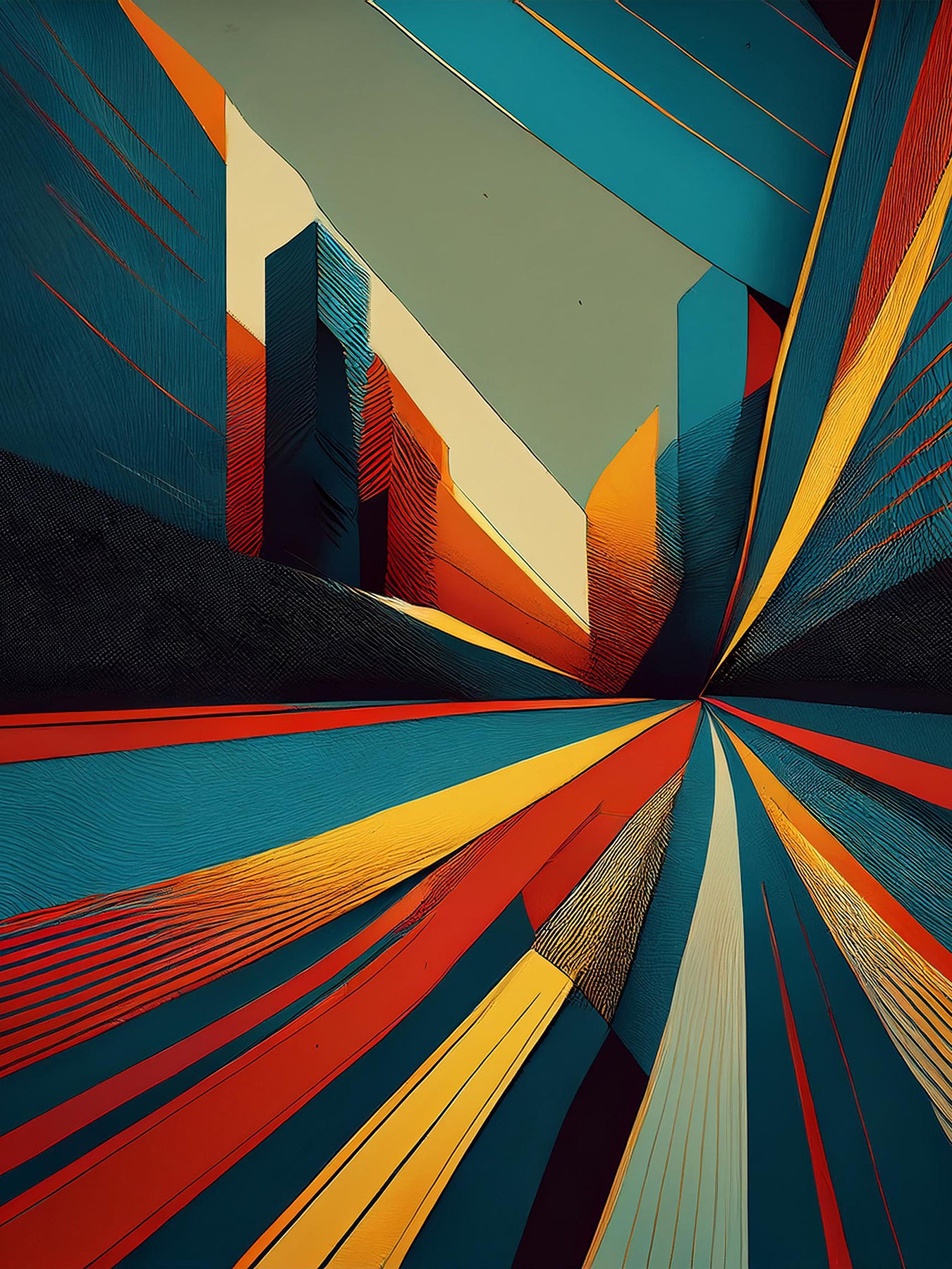 Digital Download - Colourful Modern Abstract Art