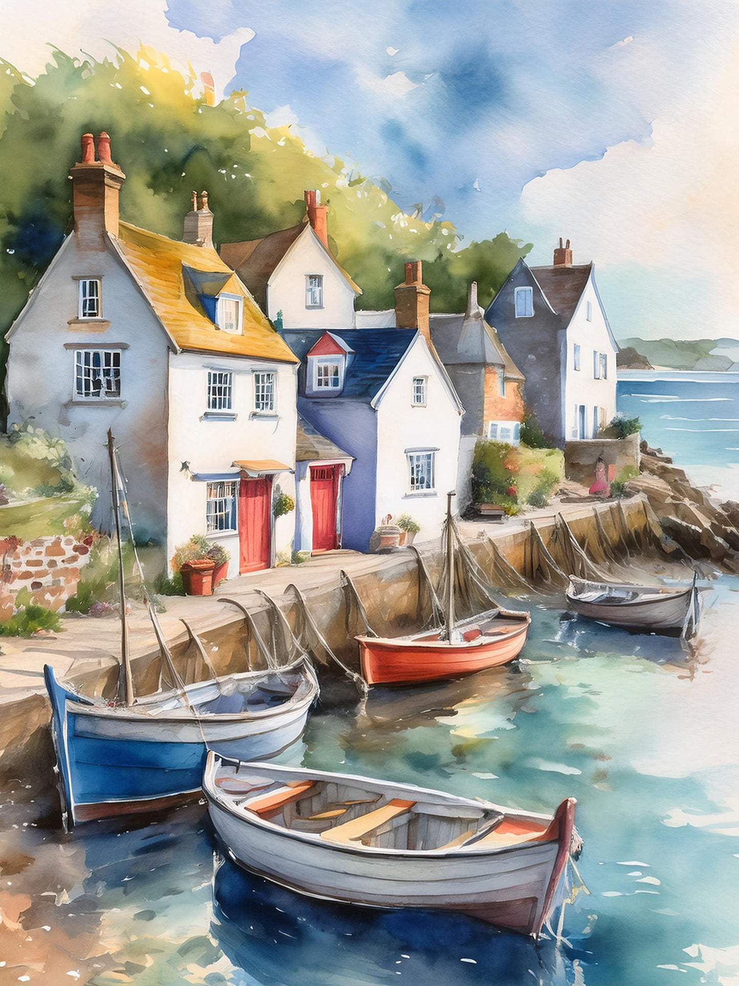 Digital Download - Fishing Village 3