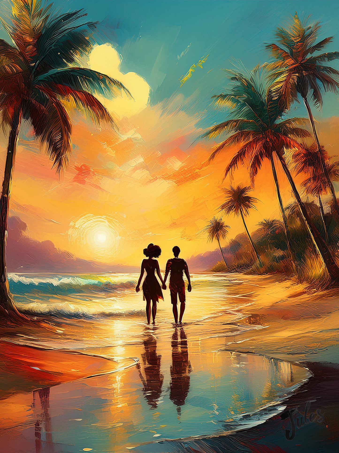 Digital Download - Beach Couple