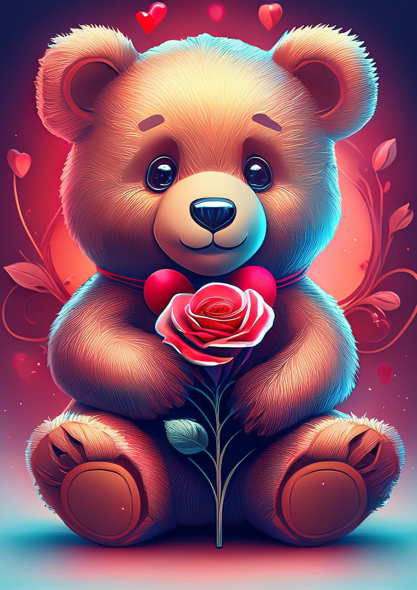 Digital Download - Bear and Rose