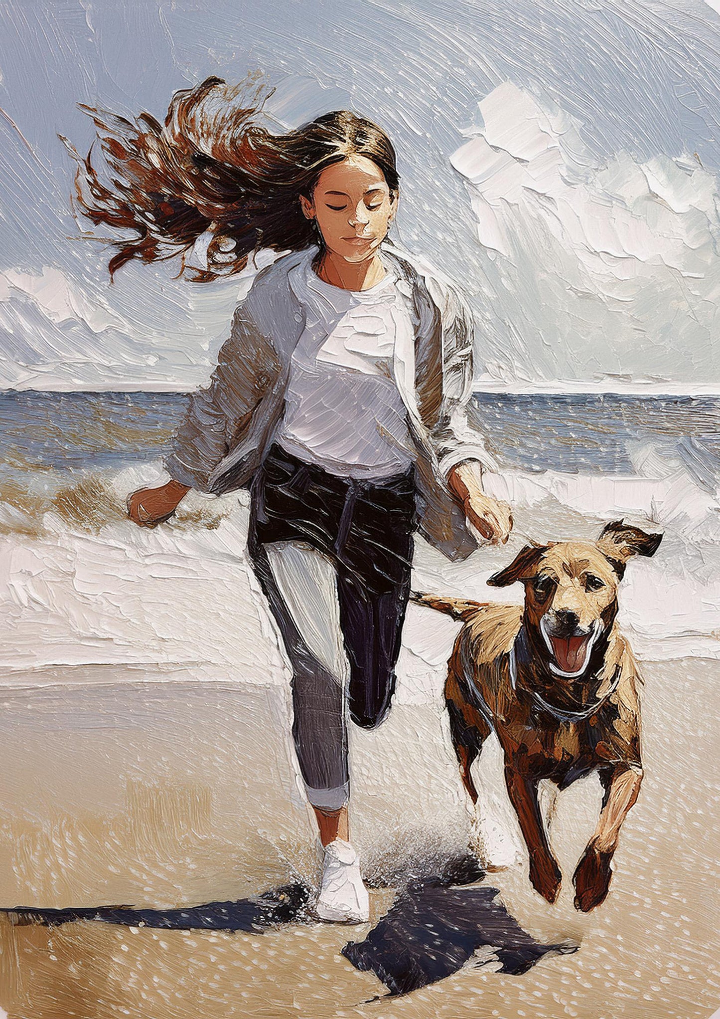 Digital Download - Girl and her Dog