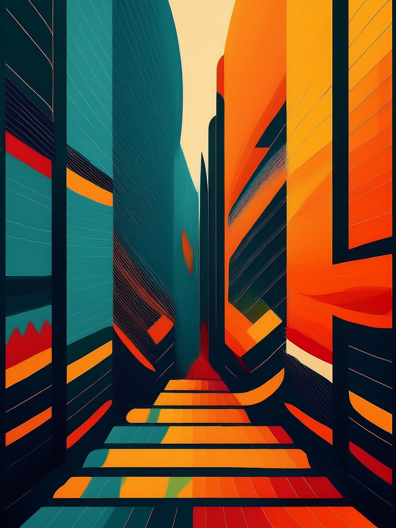 Digital Download - Modern Colourful Abstract Art